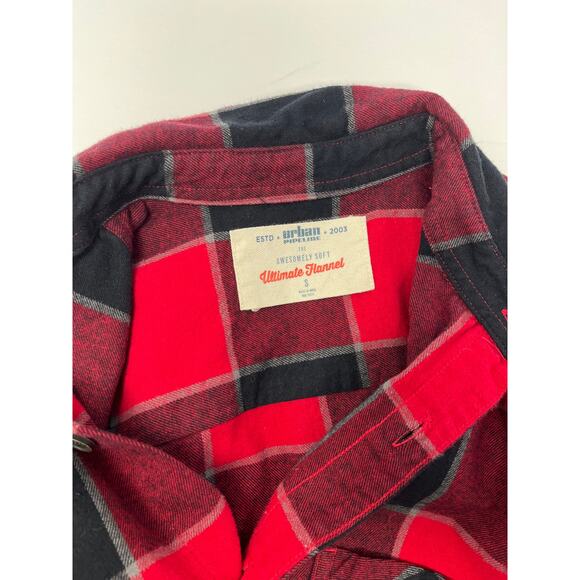 Urban Pipeline Men's Awesomely Soft Ultimate Flannel Long Sleeve Small Pre-Owned - Picture 5 of 10